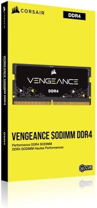 Corsair נקמה Sodimm 32GB DDR4 3200MHz CL22 זיכרון למחשב נייד/מחברות שחור CMSX32GX4M1A3200C22