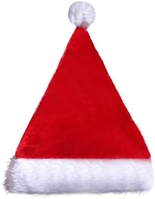 כובע חג המולד חידוש כובעי חג המולד למבוגרים ילדים, הוביל מהבהב חג המולד אדום סנטה סעיף חג כובע, למסיבת