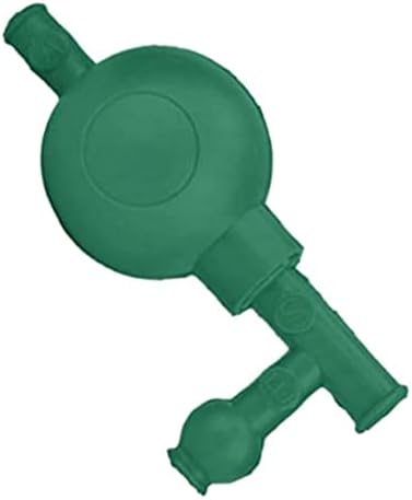מילוי פיפטה במעבדה ירוקה עם נורת יניקת גומי בלחץ בטוח - פיפט כמותי שנעשה קל עם 3 שסתומים - ציוד מעבדה