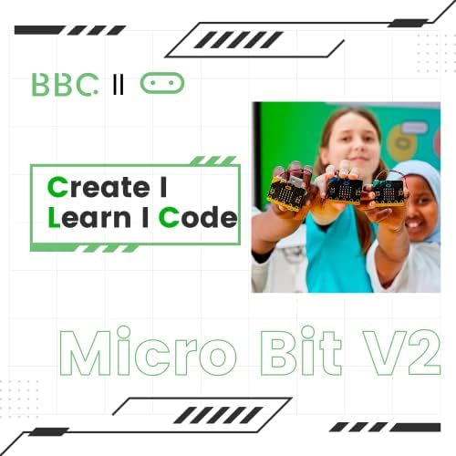 ערכת Micro Bit V2, לוח פיתוח מיקרו, מחשב לוח יחיד שניתן לתכנות, חינוך STEM מוקדם למתחילים וילדים