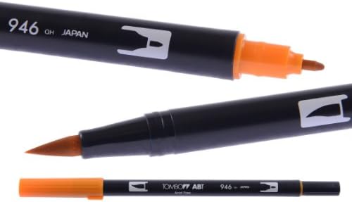 עט מברשת כפול כולל עט בלנדר-צבעי שקיעה