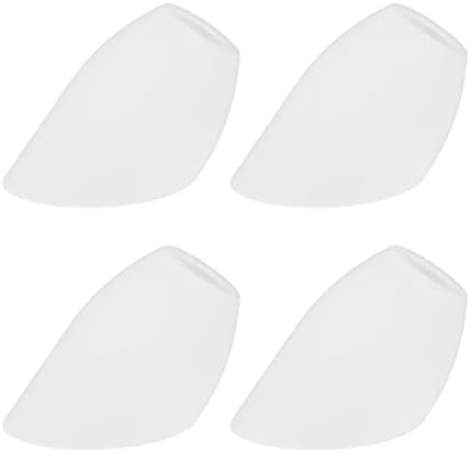 SewACC 4 יחידות פלסטיק מלווה לבנה כיסוי מנורה פרסה להחלפה להחלפת איל