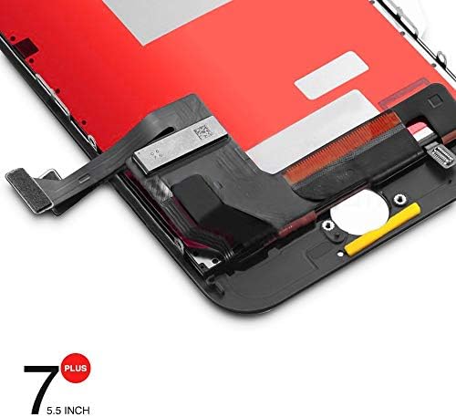 עבור אייפון 7 בתוספת 5.5 אינץ שחור רשתית 3 מגע דיגיטלי תצוגת מסך החלפת מסגרת הרכבה עם תיקון כלי ערכת