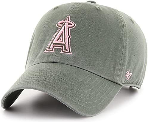 '47 בייסבול מוס ורוד לנקות מתכוונן כובע כובע, למבוגרים אחת גודל