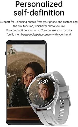 שעון חכם - ביצוע שיחות טלפון Smartwatch עבור iOS אנדרואיד, מסך עגול שעון חכם שעון Bluetooth שיחת מידע