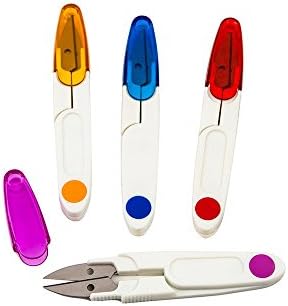 ידית פלסטיק מספריים רקמה תפר צולבים חייטים מספריים צורת מספריים DIY כלים תפירה אספקת צבע באופן אקראי