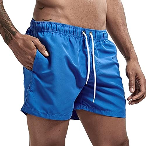 GDJGTA לגברים לחדר כושר אימון מכנסיים קצרים משקל קל משקל פיתוח מכנסיים אימונים מפעילים מכנסי חוף ספורט