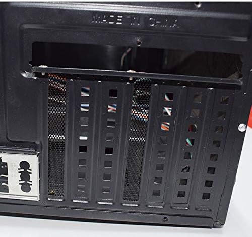 מכסה חריץ PCI בעל אופן אלקטרוני 6 יחידות מסנן אבק שחור התרחבות פלטת ריק מחשב מחשב ריק עם 6 יחידות ברגים
