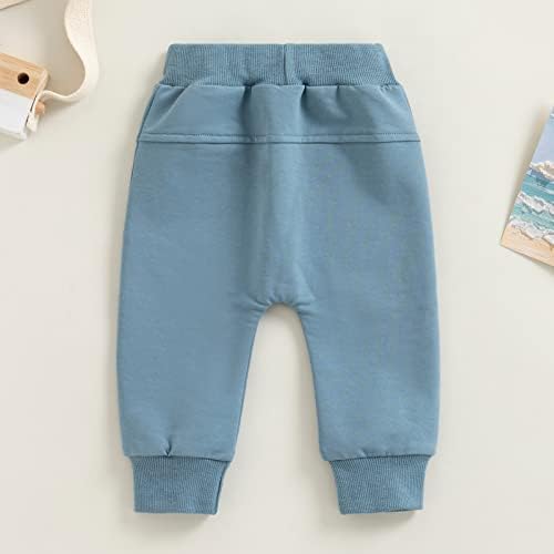 מבחינה תינוקות בויזים מגרשים מכנסיים של הרמון המוצק מכנסי פעוט ילד פעילים מכנסיים מכנסי טרנינג מכנסיים