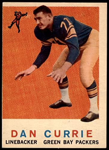 1959 Topps 162 Dan Currie Green Bay Packers כרטיסי דין 2 - Packers טובים