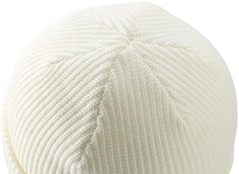 קלאסי גברים של חם חורף כובעי אקריליק לסרוג קאף כפת כובע יומי כפת כובע