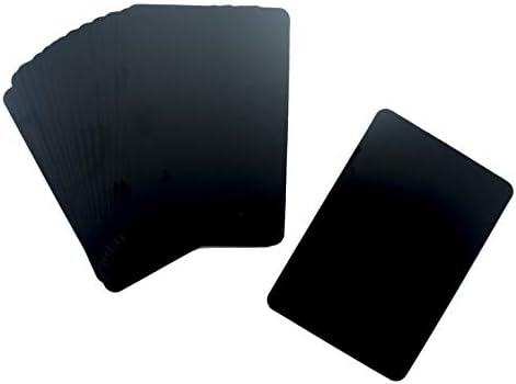 יד מבריק מיני שחור הודעה לוחות סימני תוויות 7 איקס 10 ס מ - חבילה של 15