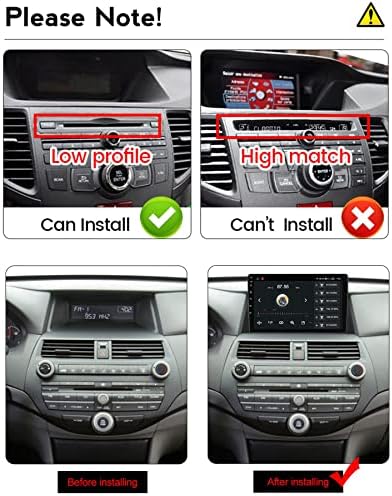 אנדרואיד 11.0 רדיו לרכב עם משחק מכוניות להונדה אקורד 8 2008-2012 יחידת ראש מסך מגע תמיכה ניווט אלחוטי