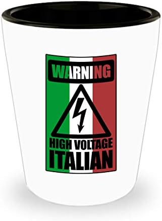 זכוכית זריקה איטלקית במתח גבוה-אוסף איטליה של משקאות חריפים וצילומי אספרסו