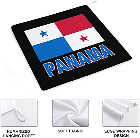 גאווה של פנמה - דגל פנאמי לשימוש חוזר לתלייה מגבת יד למגבת יד לבית אמבטיה מטבח
