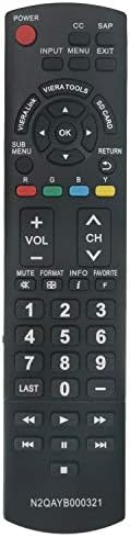 N2QAYB000321 Replace Remote Control fit for Panasonic 2009 LCD Plasma TV TC-26LX14 TC-32LX14 TC-32LX14N