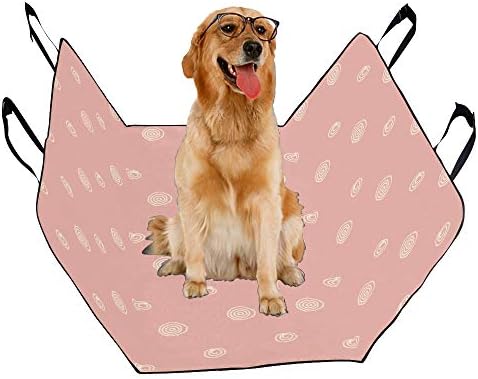 עיצוב מותאם אישית צבע סגנון פרחים חמוד הדפסת רכב מושב מכסה לכלבים עמיד למים החלקה עמיד רך לחיות