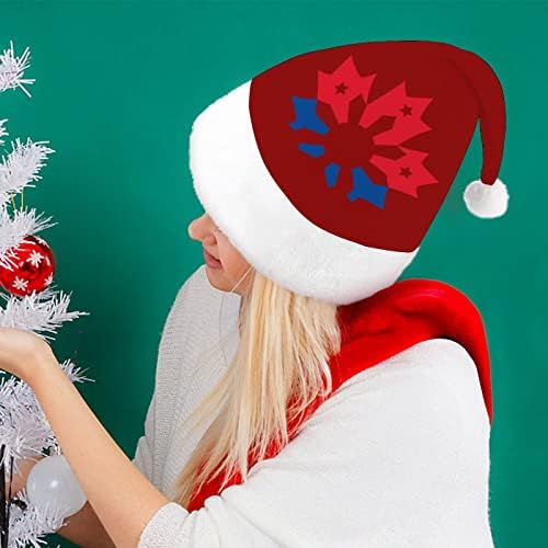 פיליפיני דגל לוגו חג המולד כובעי בתפזורת מבוגרים כובעי חג המולד כובע לחגים חג המולד ספקי צד