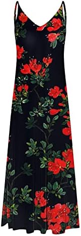 שמלות Miashui Maxi לנשים נשים קיץ מנוסה אופנה מודפסת רב צבע חוף שמלות מקסי שמלות סתיו לבושות מזדמנים
