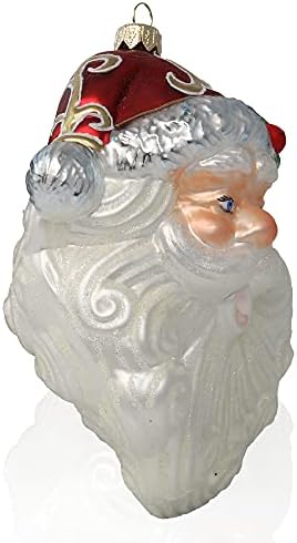 מהדורה מוגבלת קורט אדלר סנטה קלאוס ראש עם נוצץ חג המולד כובע-יד פוצץ חג המולד קישוטי עבור ייחודי מתנות,