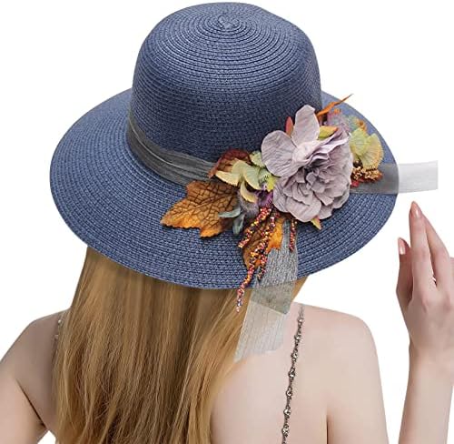 כובעי קש קיץ לנשים כובעי חוף קיץ לנשים רחבים שופרים בונגריס כובע כובע ילדה קטנה כובע קש מתקפל