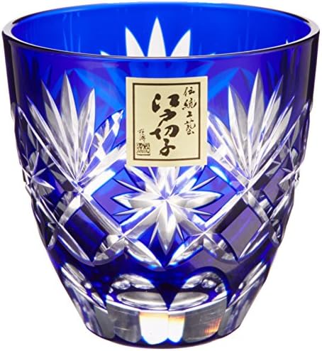 田島 硝子 Tajima Glass TG98-203-1B EDO KIRIKO HOSHIKIKO GUI CUP, 2.5 FL OZ, לפיס