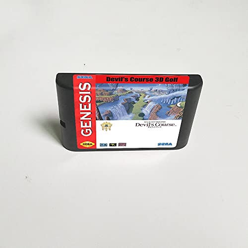 קורס השטן של Lksya גולף תלת מימד - קלף משחק של 16 סיביות MD עבור Sega Megadrive Genesis