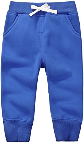 Deley Unisex ילדים מכנסי כותנה מכנסי חורף מכנסיים תחתונים לתינוקות מכנסי טרנינג 1-5 שנים