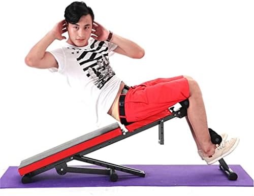 משודרג משקולת ספסל כושר כיסא מתכוונן בטן אימון שרירים לשבת-עד לוח בטן