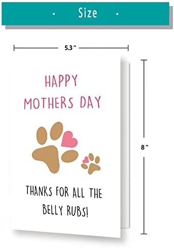 הומוריסטי אמא של יום כרטיס, חמוד כלב אמא כרטיס לנשים, יפה כלב אמא אמהות יום כרטיסי מתנות, כלב אמהות