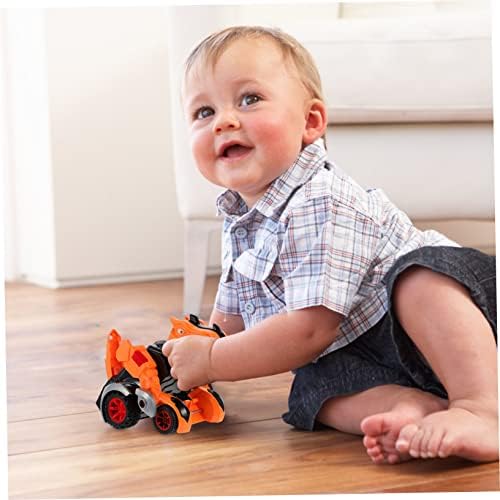 טוינדונה צעצוע מכונית פאזל צעצוע משחק רכבים צעצועים מתנות ליום הולדת לילדים כוח כתום פלסטיק ילד ליל
