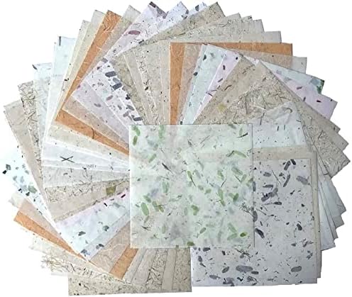 50 גיליונות 8X8 אינץ 'אוריגמי מרובע אמנויות נייר מלאכה מתקפלת, נייר מתקפל מרובע למלאכות DIY, יריעות