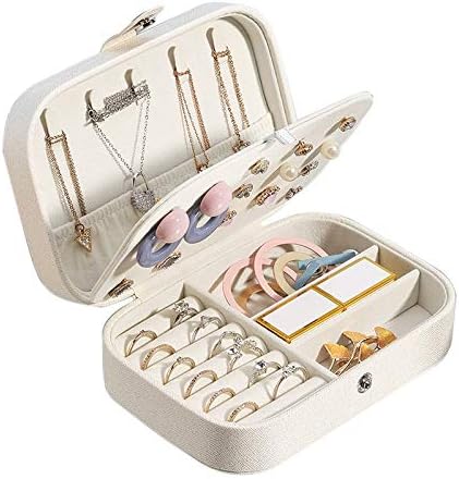 עגילי MJCSNH שרשרת קופסת אחסון עגיל קופסת קיבולת גדולה עגילי אוזניים פשוטים קופסת תכשיטים קופסא קופסת