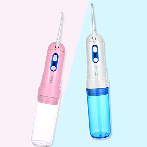 Lianxiao - חוט מים מקצועי לשיניים, השקיה אוראלית של שיניים אלחוטיות 4 מצבים עם מיכל מים 200 מל, IPX7