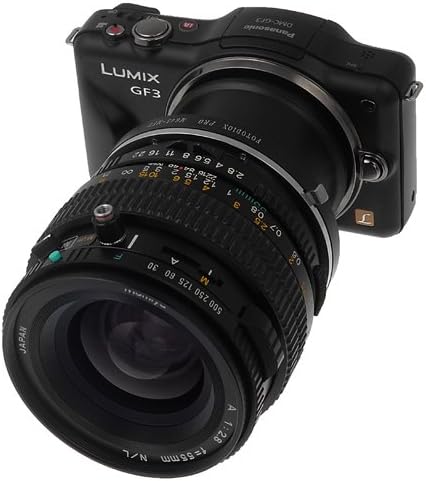 Fotodiox Pro Lens Mount Mount, Mamiya 645 Hount עדשת - מיקרו 4/3 מתאם מצלמת מצלמה מצלמה
