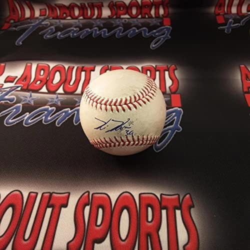 משחק אותנטי קווין קיירמאייר השתמש בחתימת בייסבול חתומה על חתימת JSA - משחק MLB משומש בייסבול