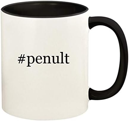 מתנות קישוטים פנולט-11 עוז האשטאג ידית צבעונית קרמית ובתוך כוס ספל קפה, שחור