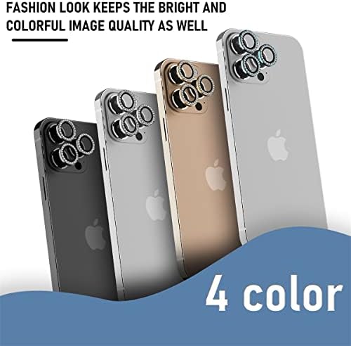 סומומן 3 -חבילות עטיפת מצלמה זכוכית מחוסמת לאייפון 13 Pro Max / iPhone 13 Pro Pro Protector, עבור iPhone