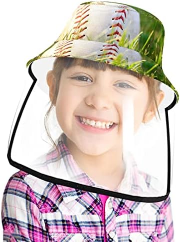 כובע מגן למבוגרים עם מגן פנים, כובע דייג כובע אנטי שמש, בייסבול על דשא
