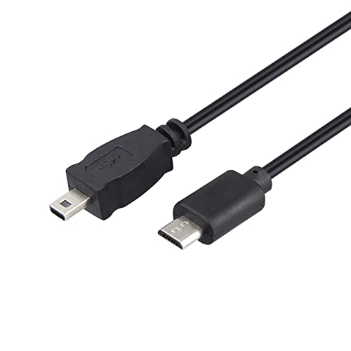 UC-E6 עד Micro-USB כבל 1 ft, מצלמת DSLR לטלפון העברת נתונים תואמת לניקון, CoolPix, Casio, Sanyo, Olympus