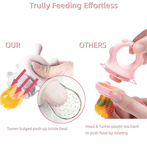 COSERMART BABY FRUIT FOOD PACIFIER- SUPERSOFT SILICONE MESH SETHERESHER, ילדה נערת חלב שיניים קפואות,