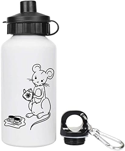 AZEEDA 400ML 'עכבר עם תה' ילדים לשימוש חוזר במים/שתייה