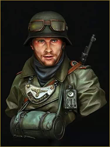 גודמואל 1/10 מלחמת העולם השנייה גרמנית צבא שרף חזה דגם / אינו מורכב ולא צבוע חייל למות יצוק ערכת