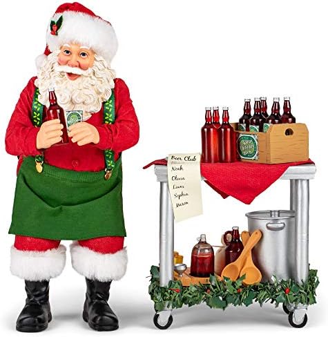 מחלקה 56 חלומות אפשריים Santas Bon Apetit Home Brew פסלון, 10.5 אינץ ', רב צבעוני