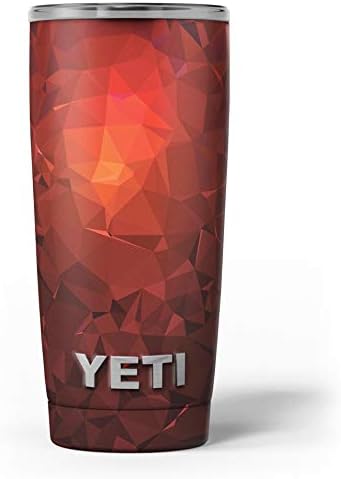 עיצוב Skinz Geometric Geometric V13 - מדבקות עור ויניל עטיפה תואם לכוסות Coolbler Cooler יותר של Yeti