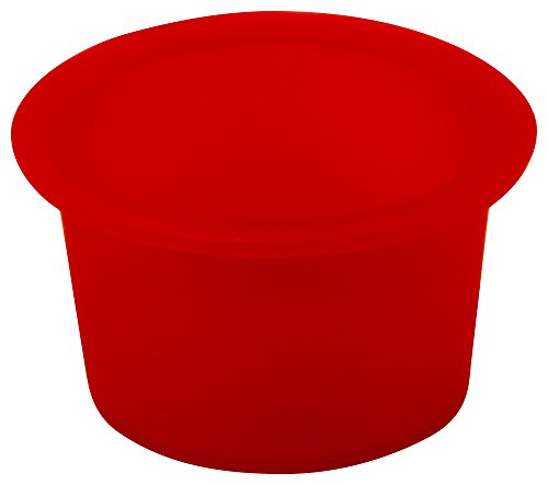 Caplugs 99192709 מיסוך כובע ותקע מחודד. TS-2, סיליקון, כובע OD 0.235 מזהה תקע 0.365, אדום