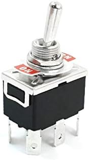 X-DREE AC250V 15A DPDT 2 עמדות ON/ON מתג TOGGLE מתג C522A (Aс 220V עבור UAE 15A DPDT 2 POSIZIONI ON/ON