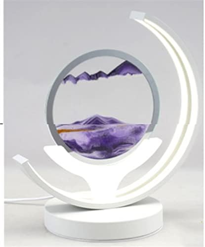 חול טובעני ציור דקורטיבי מנורת חלבית זכוכית נוף משרד שולחן העבודה קישוט לילה אור