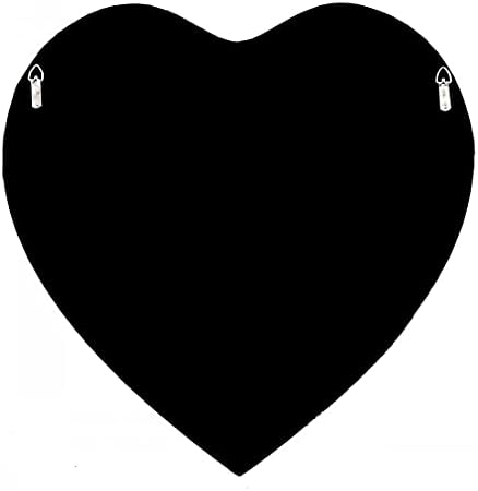 ראשון קריסטל למחוץ יהלומי לב בצורת כסף מראה עבור קיר קישוט 24 על 24 על 1 אינץ קיר לתלות ללא מסגרת מראה