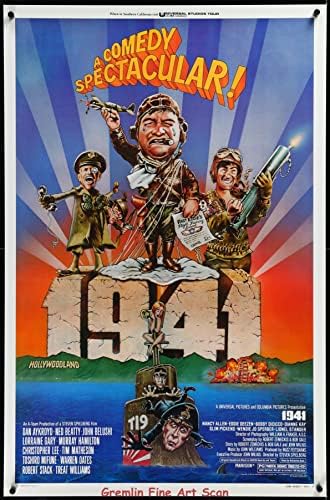 1941, פוסטר סרט שחרור תיאטרלי אחד מקורי גיליון 1979 - ג'ון בלושי, דן אייקרויד ג'ון קנדי ​​וביים על ידי